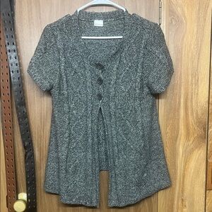 No Boundaries Dark Gray Knit Sweater